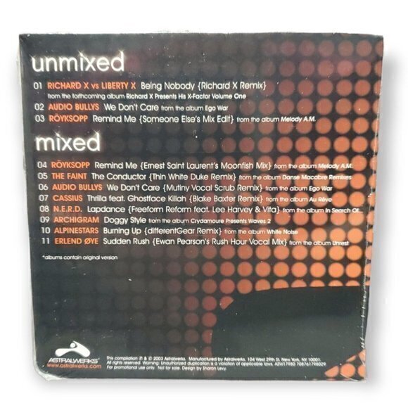 ASTRALWERKS - MIXED 2 CD‎ [THE FAINT N.E.R.D. ALPINESTARS AUDIO BULLYS] - Picture 2 of 2